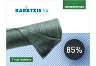 Сетка затеняющая 85% - зеленая, 50х6 м, KARATZIS, Греция фото, цена